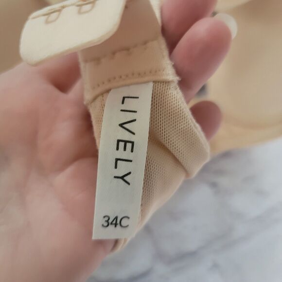 2x Lively Bras Beige Size 34C - Picture 4 of 7